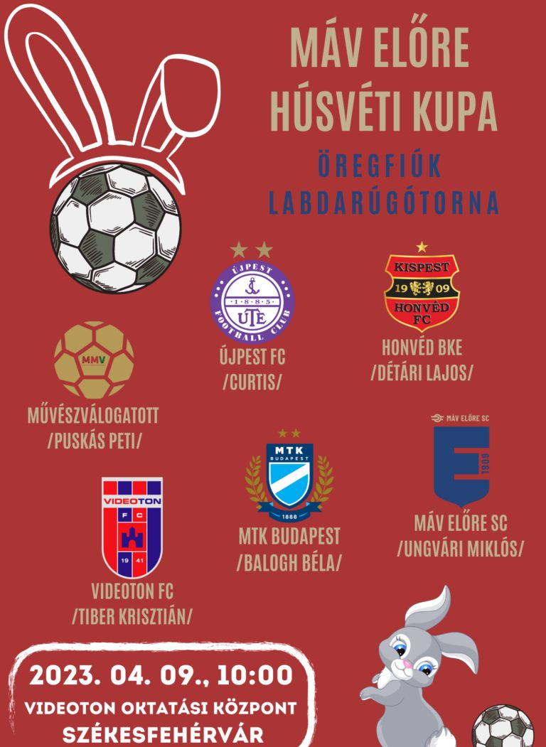 Détári Lajos, Curtis, Puskás Peti és Ungvári a húsvéti focitornán